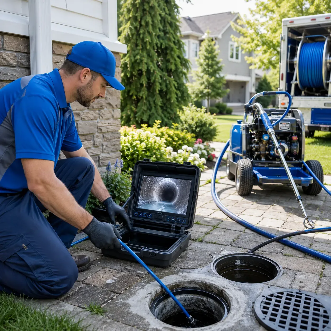 Outdoor drain cleaning professionals serving Beallsville, OH
